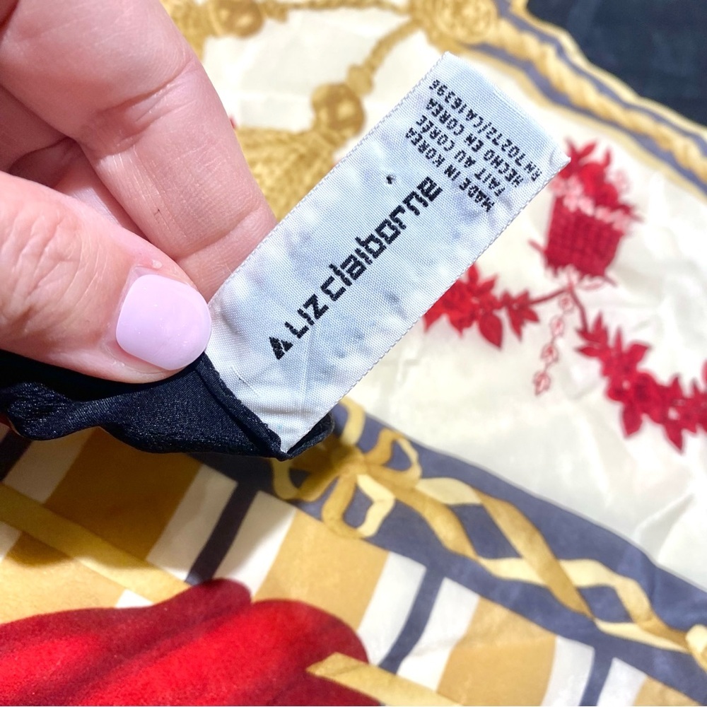Stunning SILK boho scarf/wrap w tassels /bows & Equestrian luxury style - Picture 7 of 12